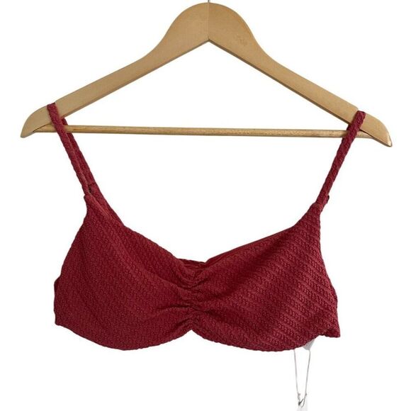 Andie The Symi Bikini Top Swim Women's Large Sedona Macrame Spaghetti Strap NWT - Picture 1 of 9